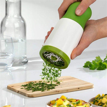 Herb Mill Chopper Cutter Mince Stainless Steel Blades Safely