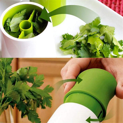 Herb Mill Chopper Cutter Mince Stainless Steel Blades Safely
