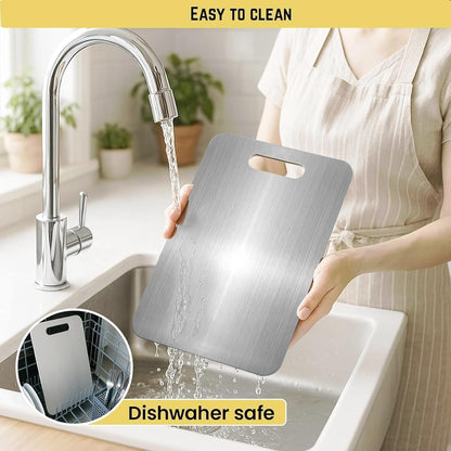 304 Stainless Steel Cutting Board for Kitchen, Non Toxic Cutting Boards