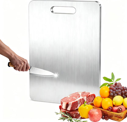 304 Stainless Steel Cutting Board for Kitchen, Non Toxic Cutting Boards