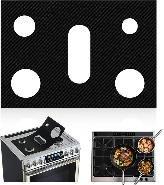 Gas Stove Burner Cover, Non-Stick Protector Liner Compatible with Samsung Gas Range