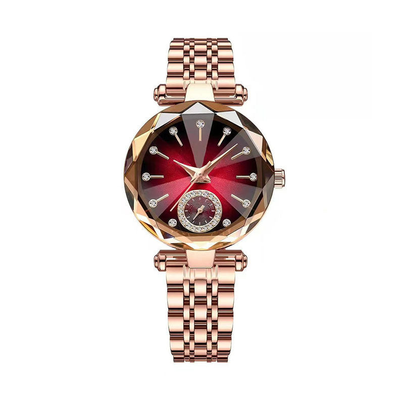 Watch for Women Diamond Waterproof Luminous |Rose Gold &silver Stainless Steel Dress Watch