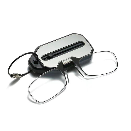 Ultralight Reading Glasses | Black And Red Frames, Multiple Prescription Options Available