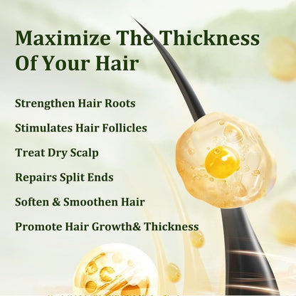 Batana Oil for Hair Growth -100% Pure Natural Hair Growth Oil,Nourishes The Scalp, Eliminates Split Ends