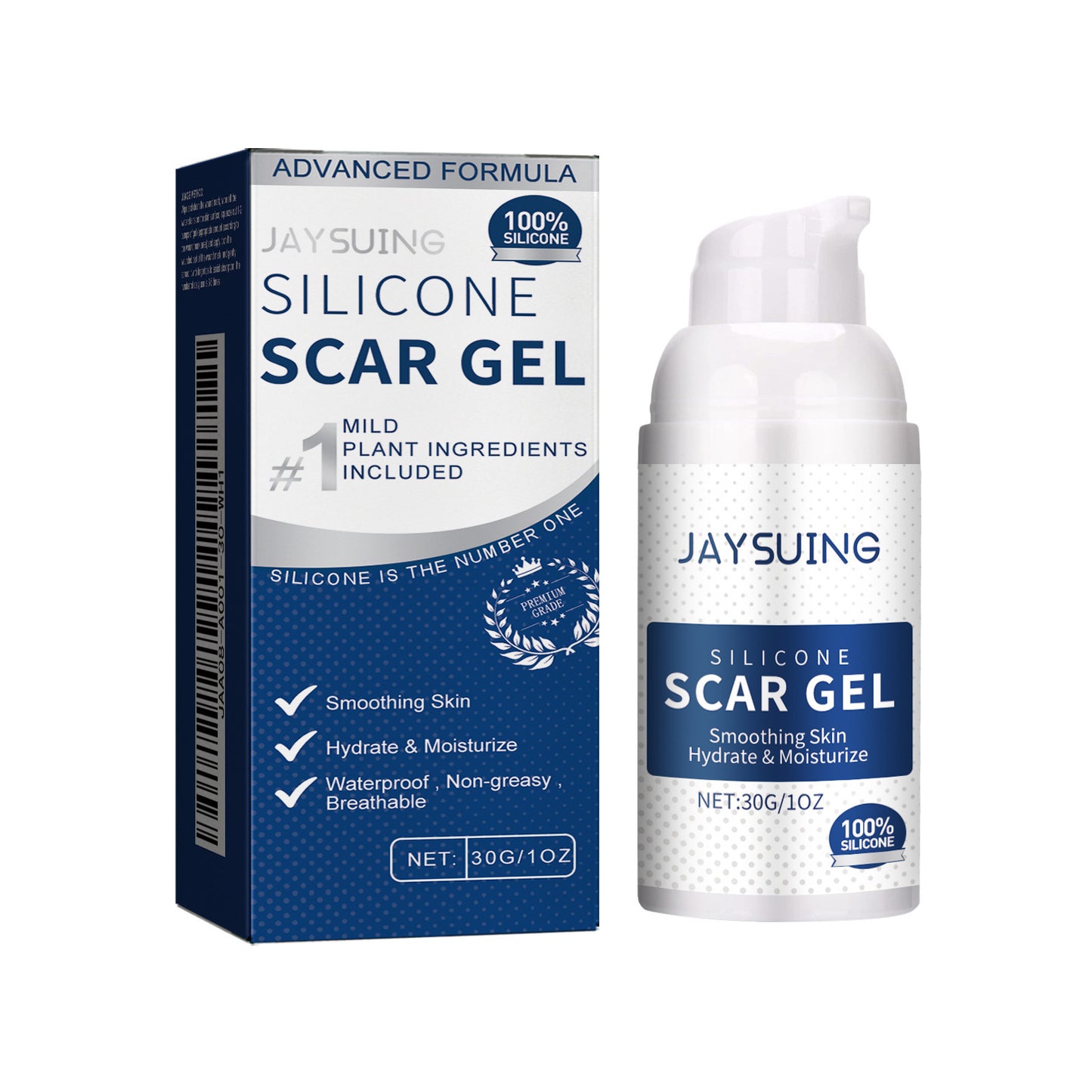 Scar Gel Scar Cream for Surgical Scars C-Section Stretch Marks Acne Injury Burns Keloids Hypertrophic For Old & New Scars