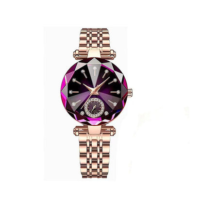 Watch for Women Diamond Waterproof Luminous |Rose Gold &silver Stainless Steel Dress Watch
