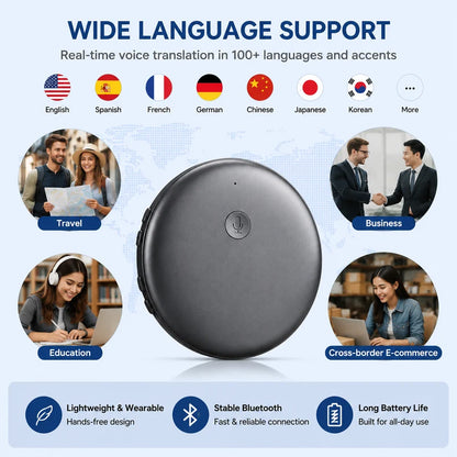 AI Intelligent Translator Multi-language Translation Simultaneous Interpretation